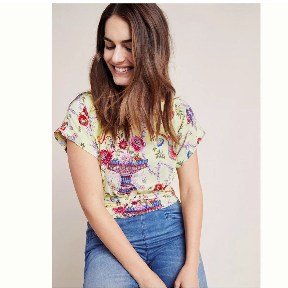 Anthropologie silk top
